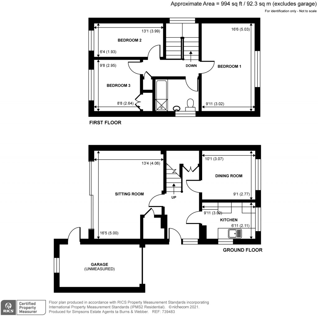 Floorplans For Park Drive, Cranleigh, GU6