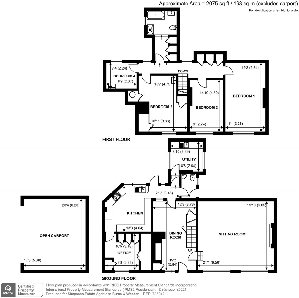 Floorplans For Coneyhurst Lane, Ewhurst, Cranleigh, GU6