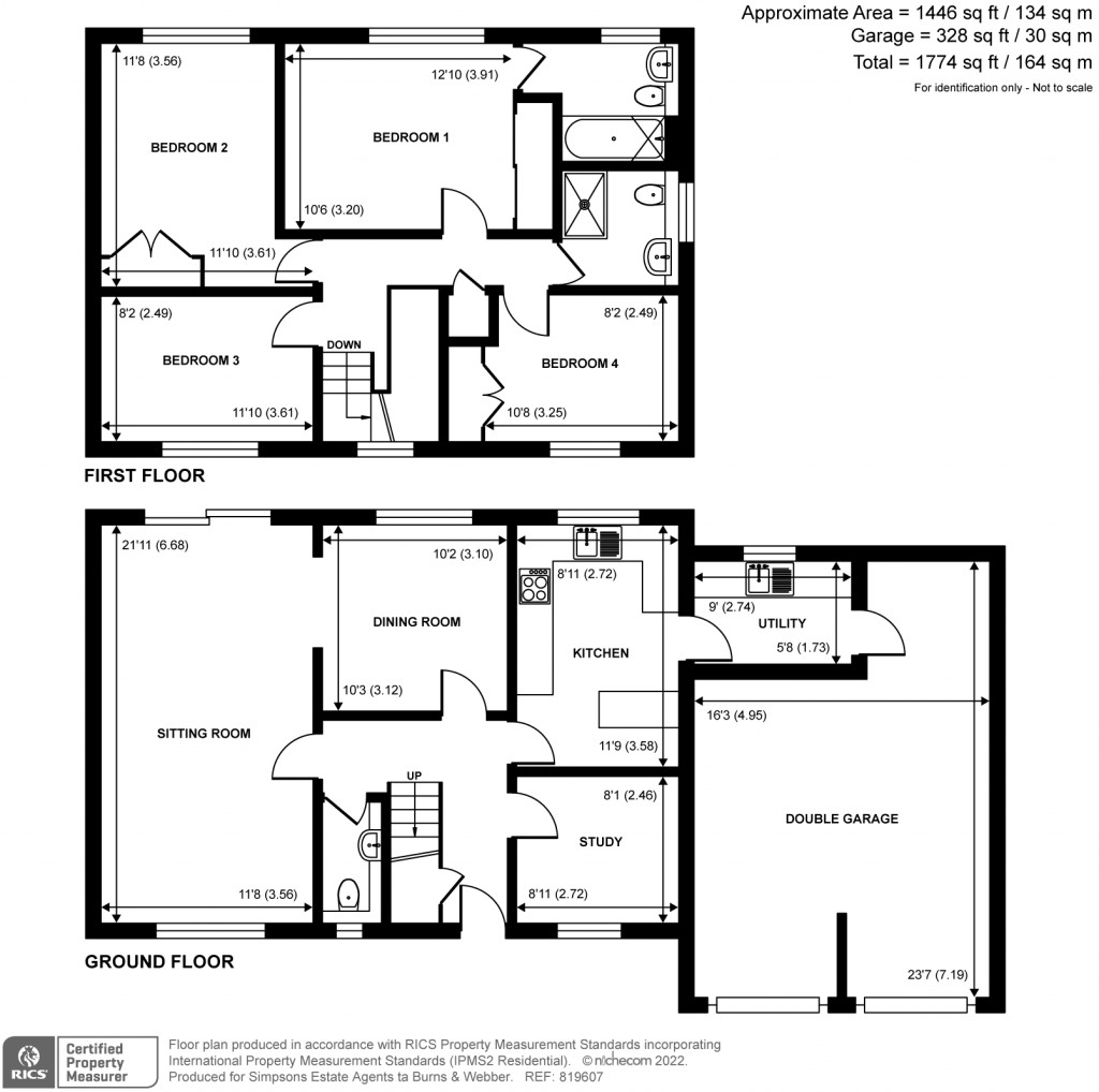 Floorplans For Thurlow Walk, Cranleigh, GU6