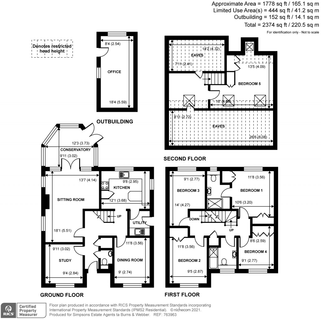 Floorplans For 19 Sylvaways Close, Cranleigh, GU6