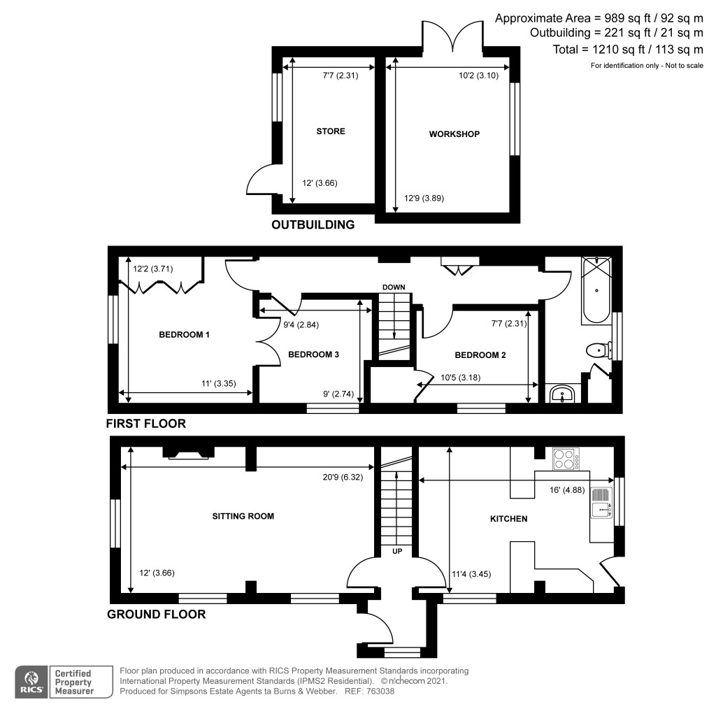 Floorplans For The Green, Ewhurst, GU6