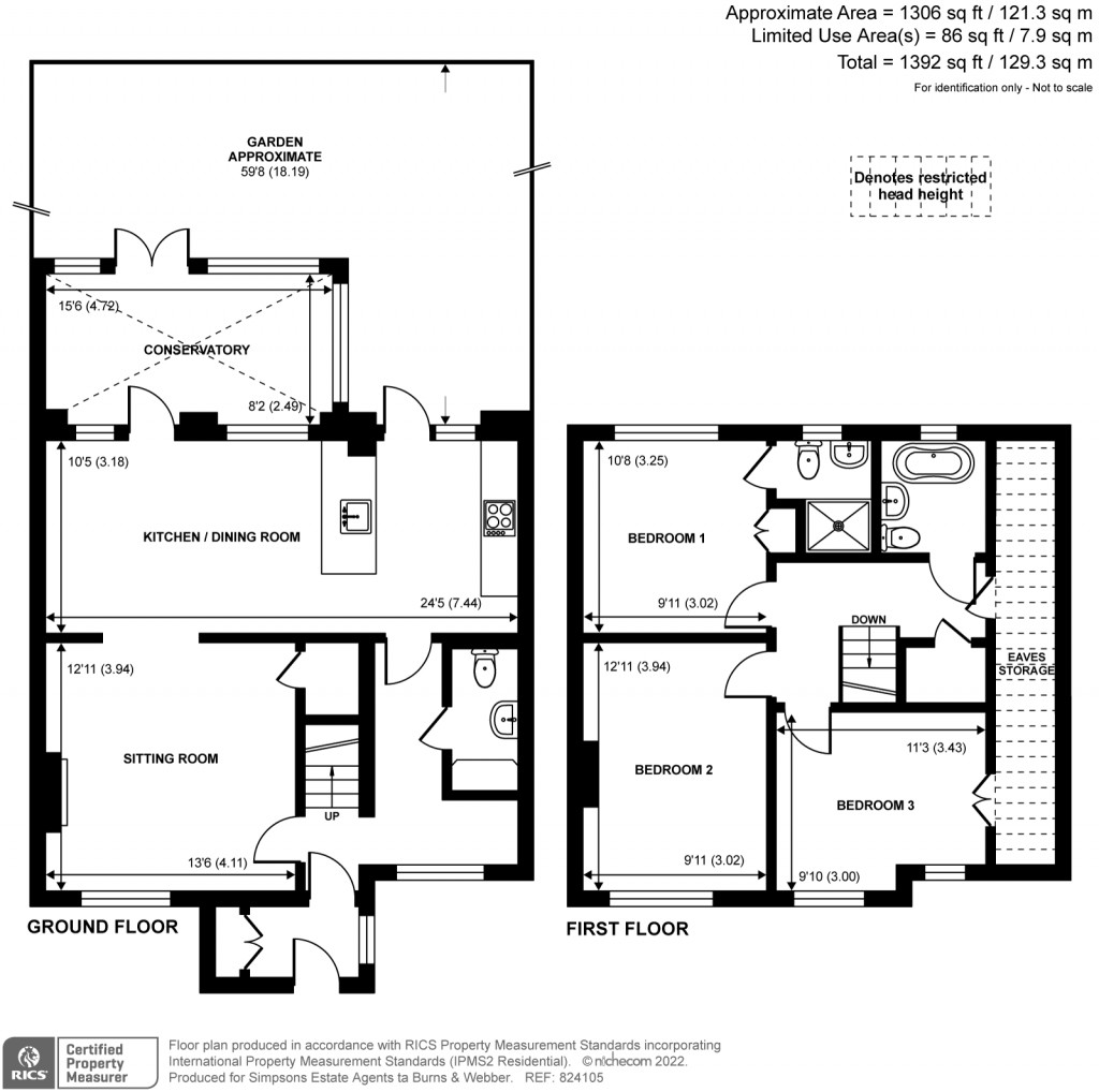 Floorplans For Longpoles Road, Cranleigh, GU6
