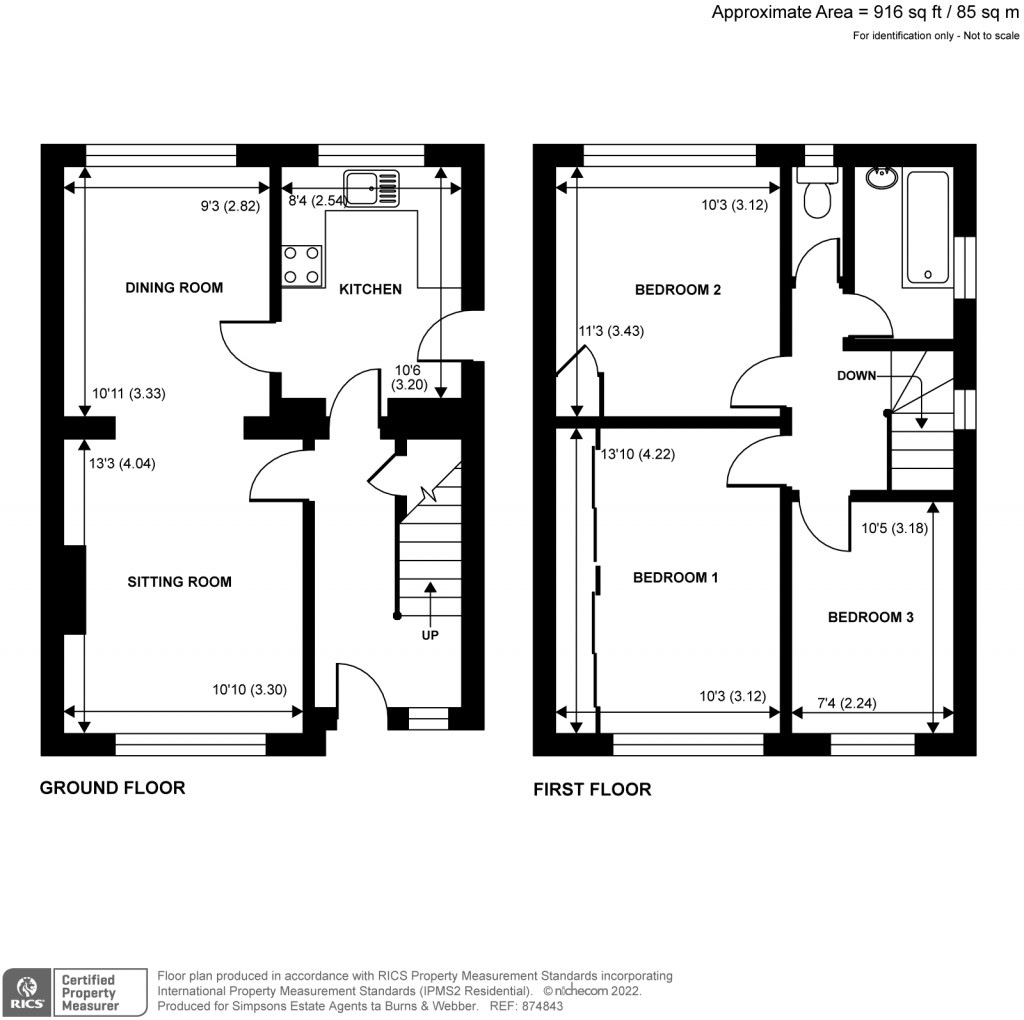 Floorplans For Longpoles Road, Cranleigh, GU6