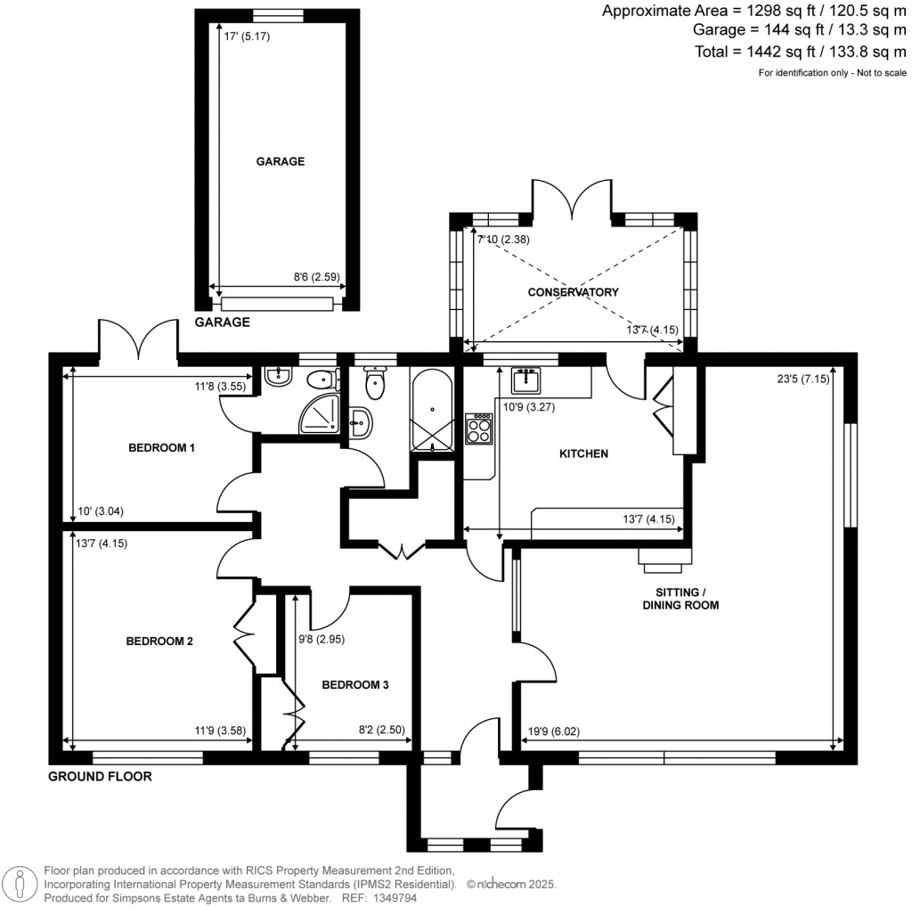 Floorplans For Burley Close, Loxwood, West Sussex