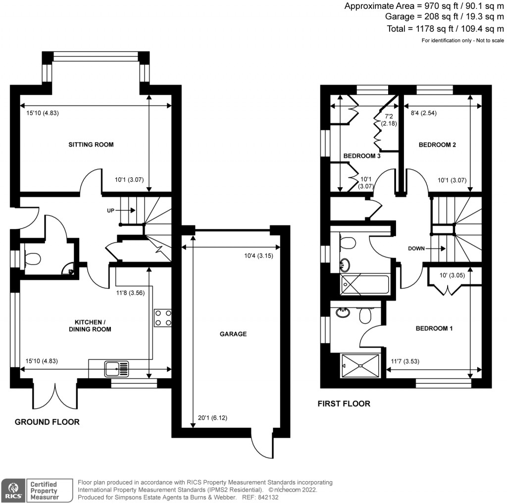 Floorplans For Rowan Grove, Cranleigh, GU6
