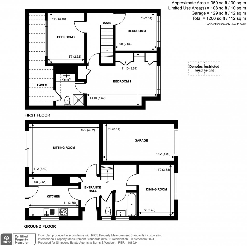 Floorplans For Harrier Close, Cranleigh, GU6