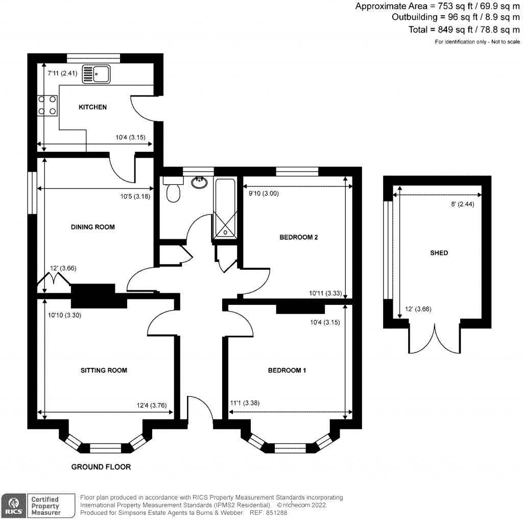 Floorplans For Horsham Road, Alfold, Cranleigh, GU6