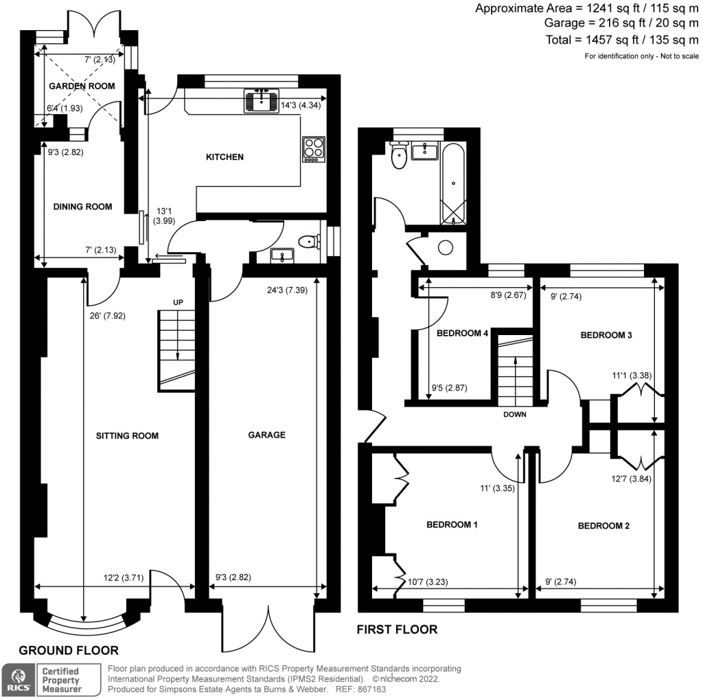 Floorplans For The Green, Dunsfold, GU8