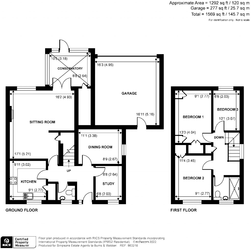 Floorplans For Horsham Road, Cranleigh, GU6