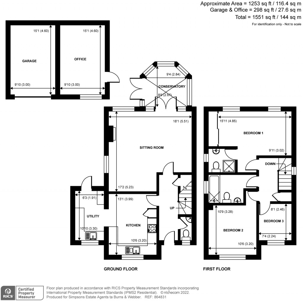 Floorplans For Mead Road, Cranleigh, GU6