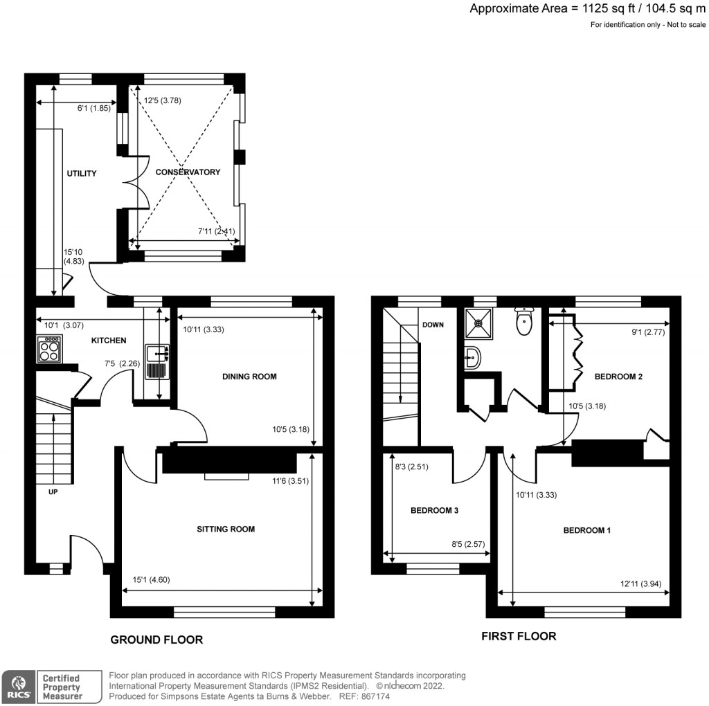 Floorplans For Binhams Meadow, Dunsfold, GU8