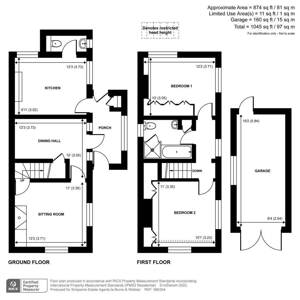 Floorplans For Guildford Road, Alfold, GU6