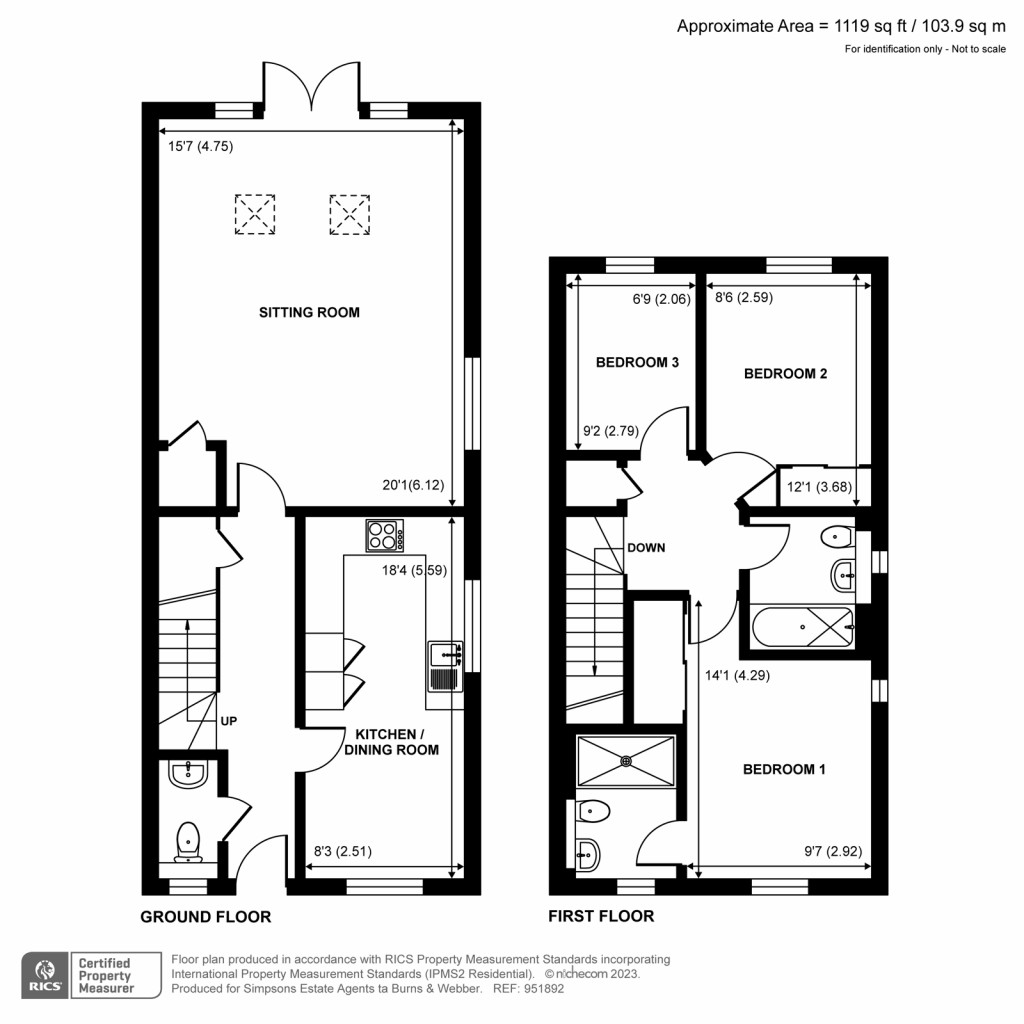 Floorplans For Barley Mews, Rudgwick, RH12