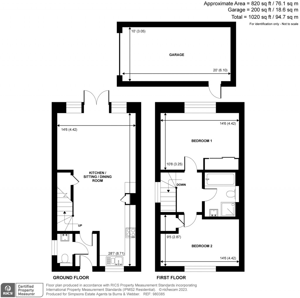 Floorplans For Pelham Drive, Cranleigh, Surrey