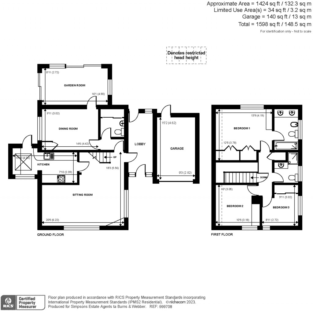 Floorplans For Bridge Road, Rudgwick, RH12