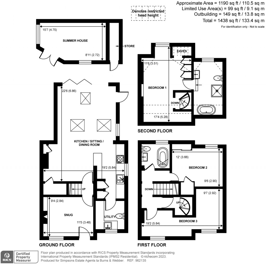 Floorplans For Bookhurst Hill, Bookhurst Road, Cranleigh, GU6