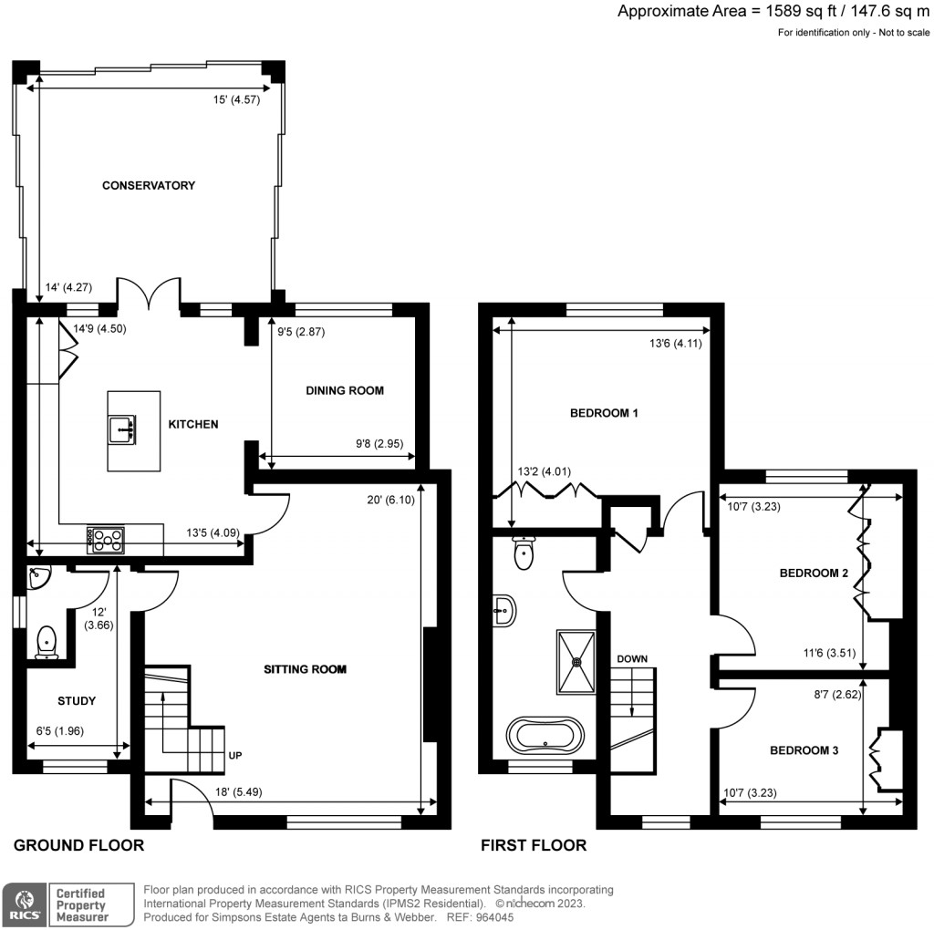 Floorplans For Elmbridge Road, Cranleigh, GU6