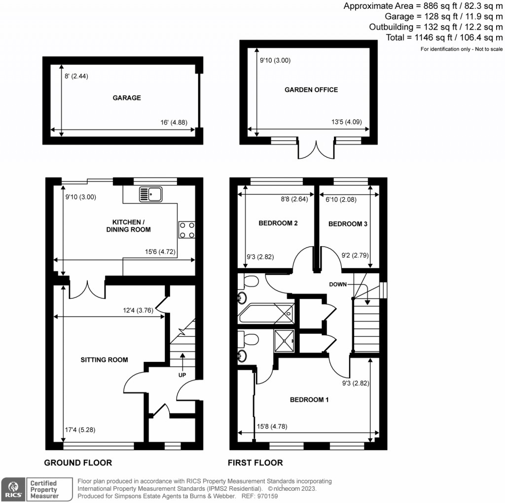 Floorplans For Summerlands, Cranleigh, GU6