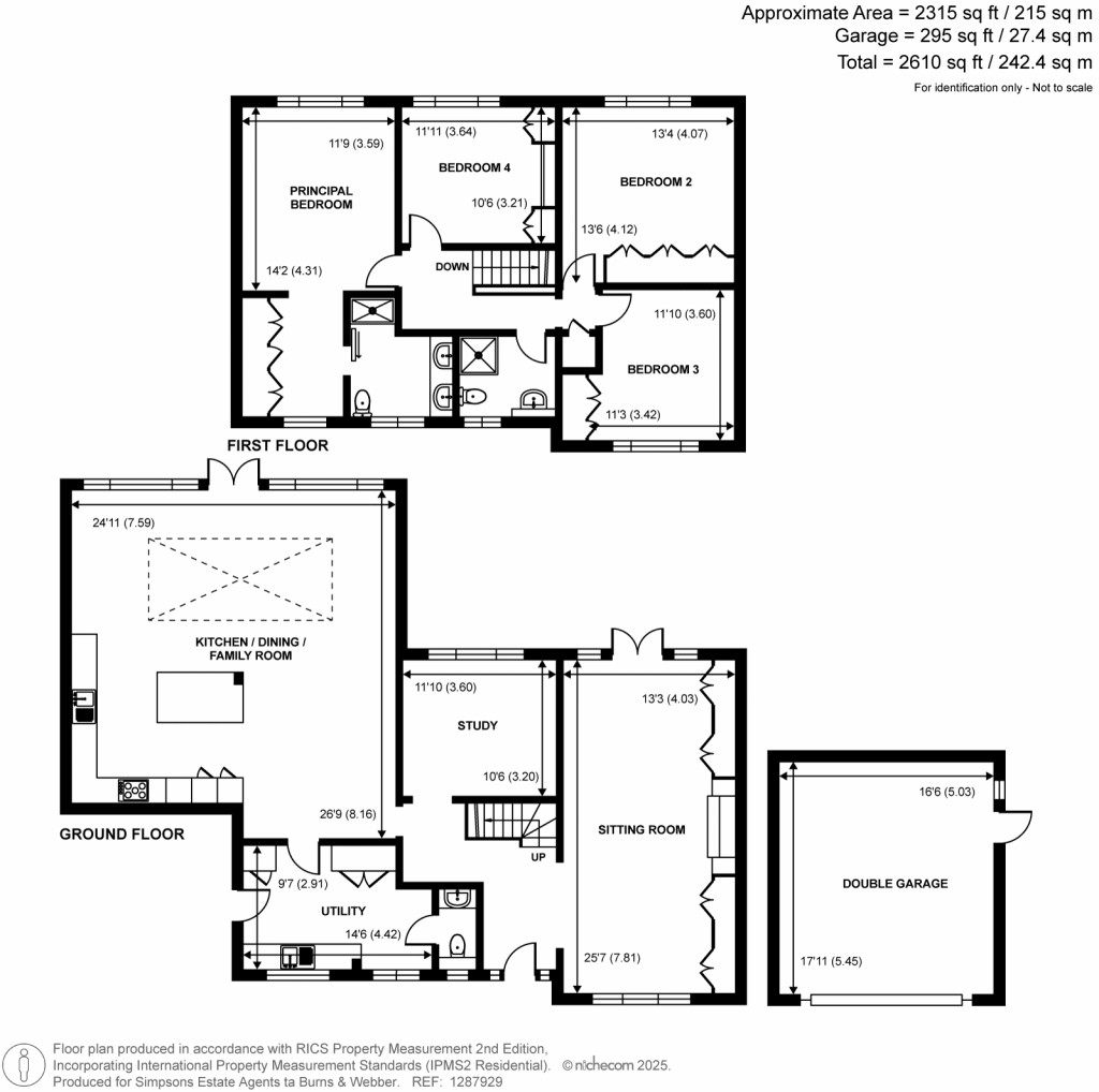 Floorplans For Rowly Edge, Cranleigh, GU6
