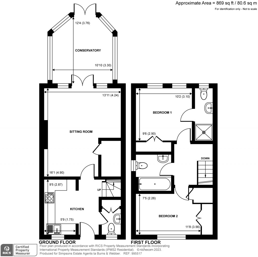 Floorplans For Larkfield, Ewhurst, Cranleigh, GU6