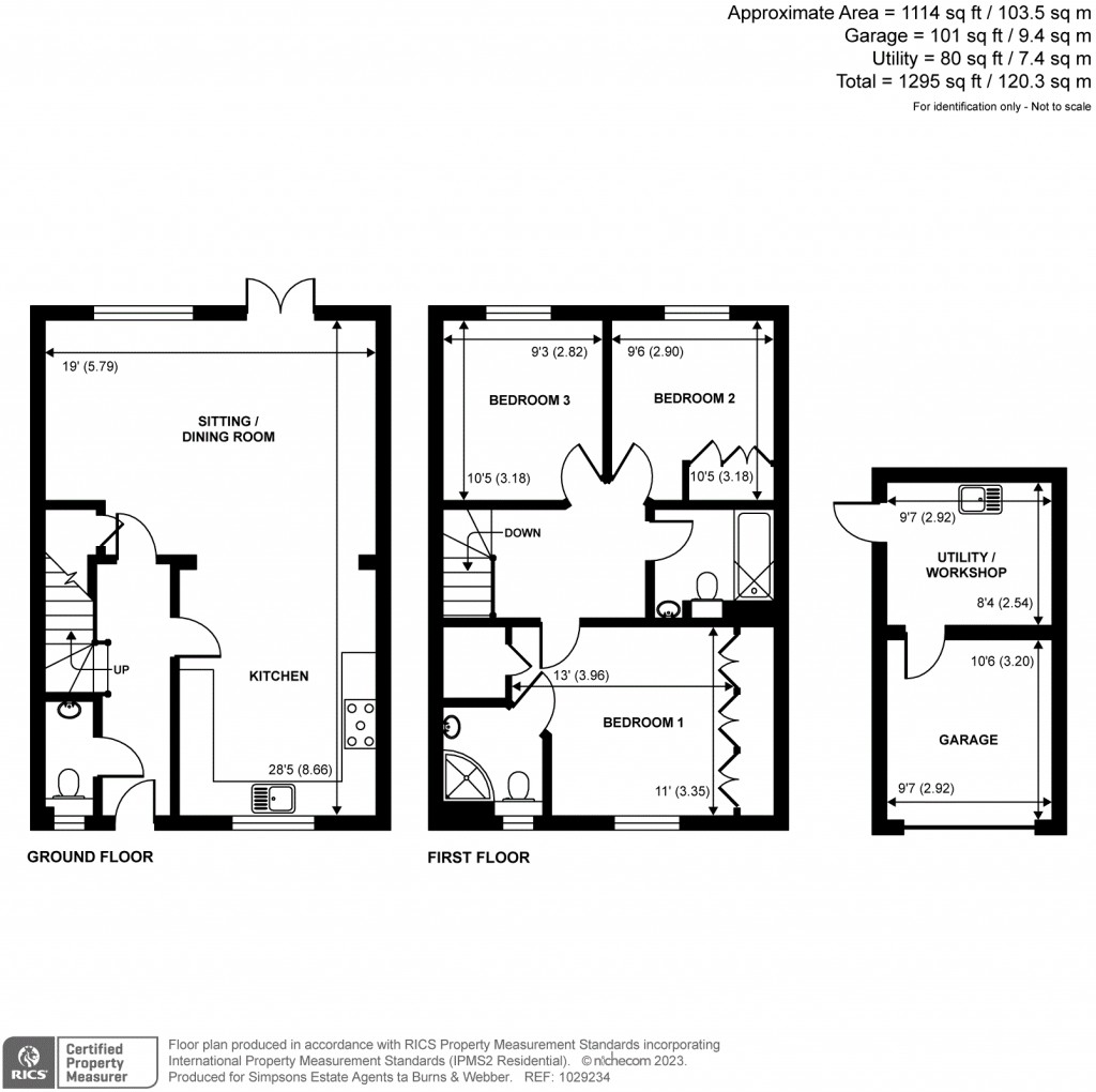 Floorplans For Nursery Green, Loxwood, RH14