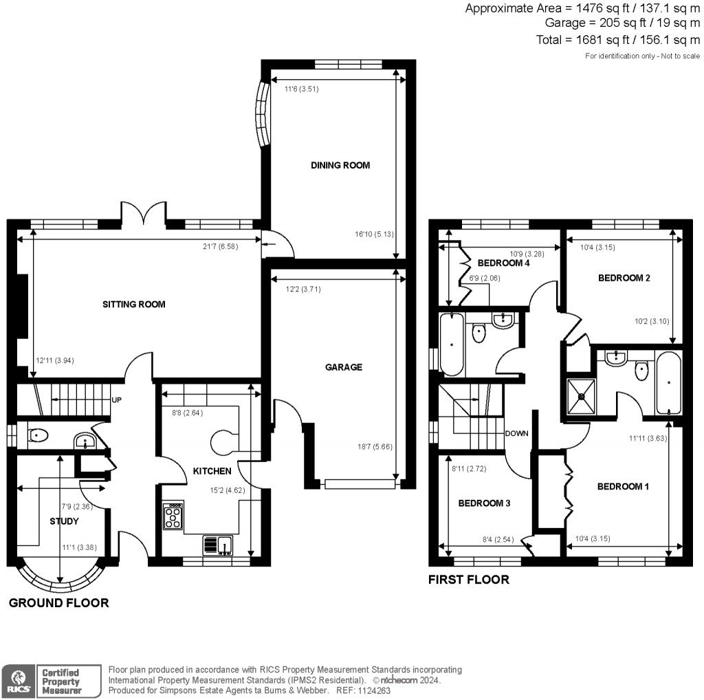 Floorplans For Sylvaways Close, Cranleigh, GU6