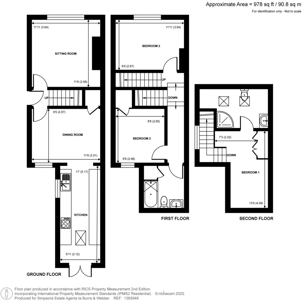Floorplans For The Street, Ewhurst, Surrey