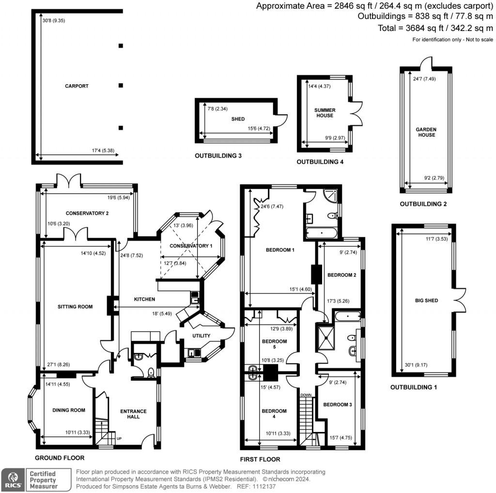 Floorplans For New Barn Lane, Ockley, RH5