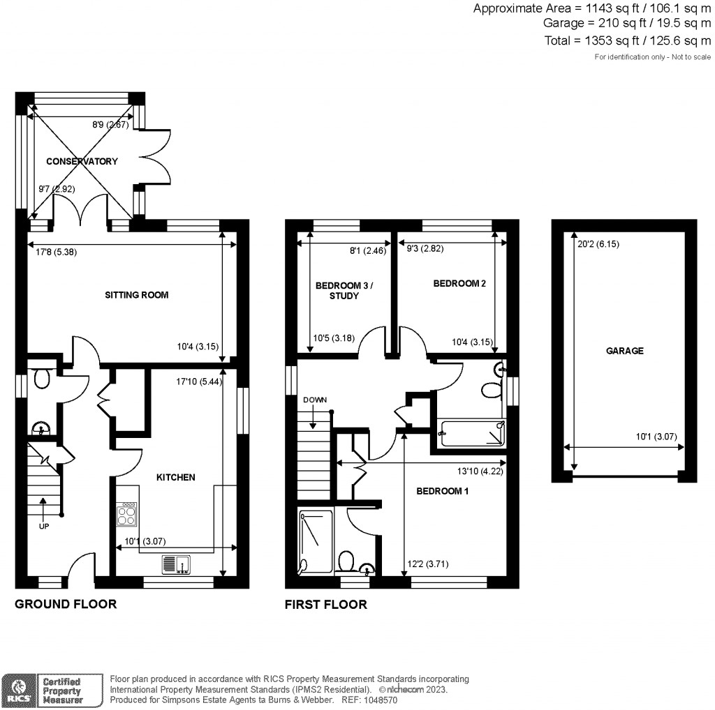 Floorplans For Summerfold, Church Street, Rudgwick, RH12