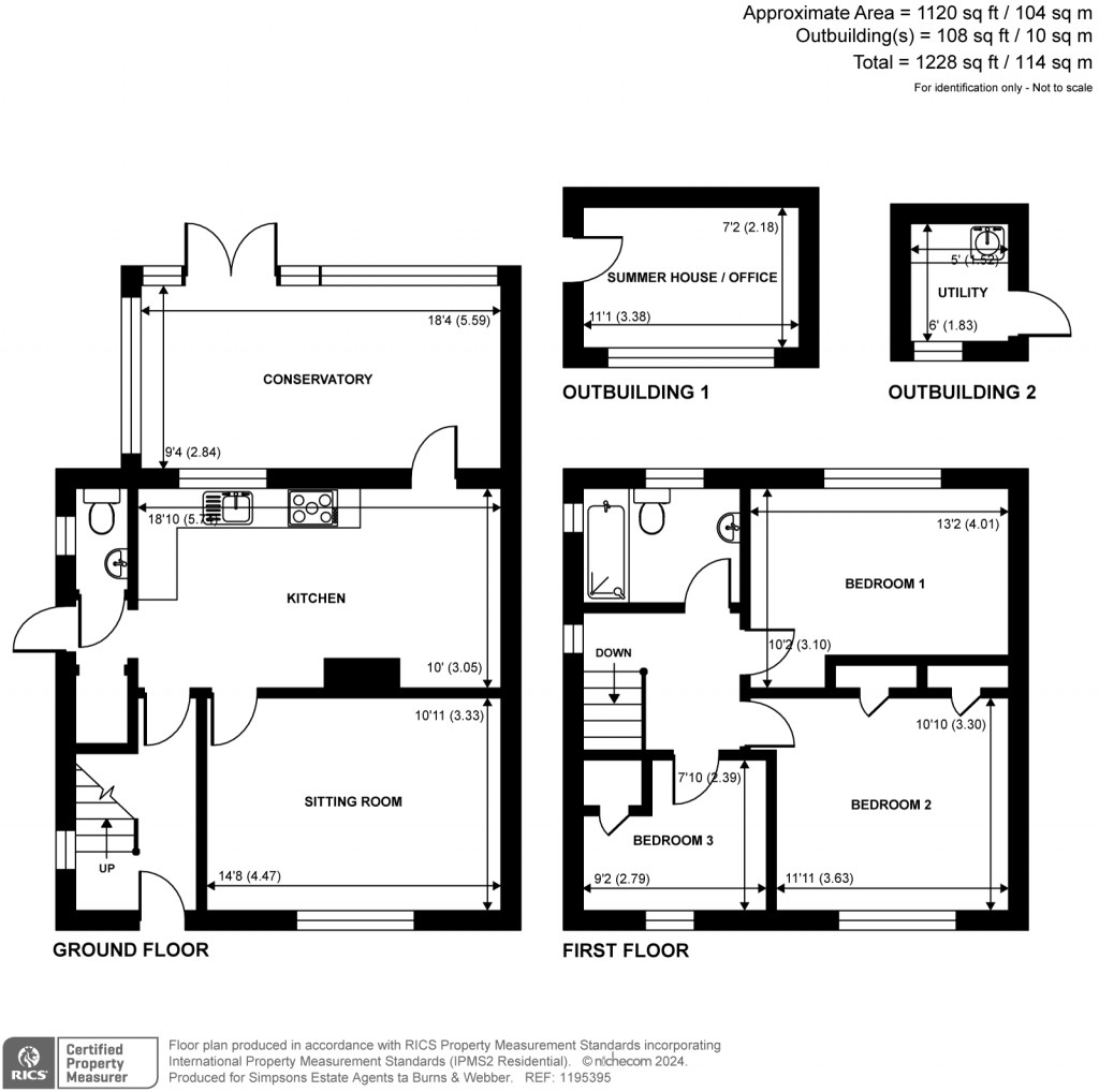 Floorplans For Oakfields, Walliswood, RH5