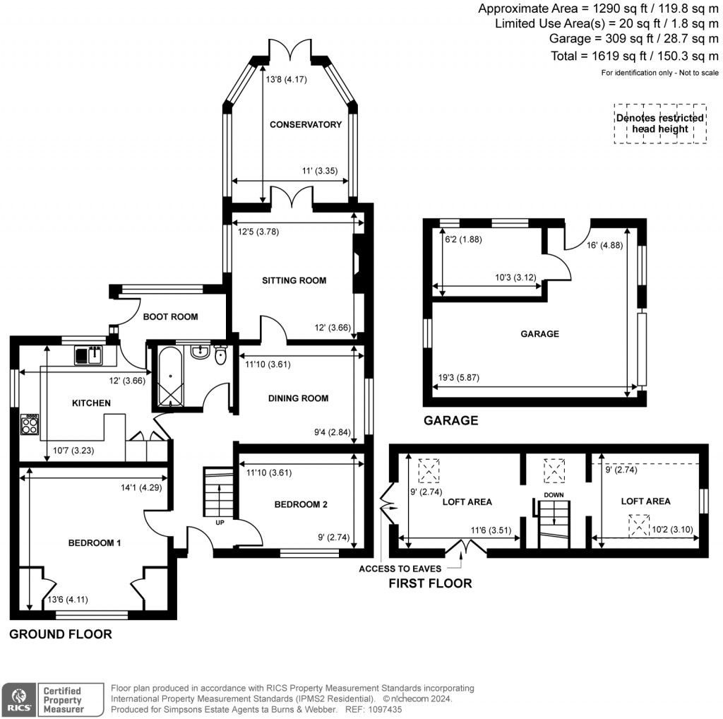 Floorplans For Horsham Road, Walliswood, RH5