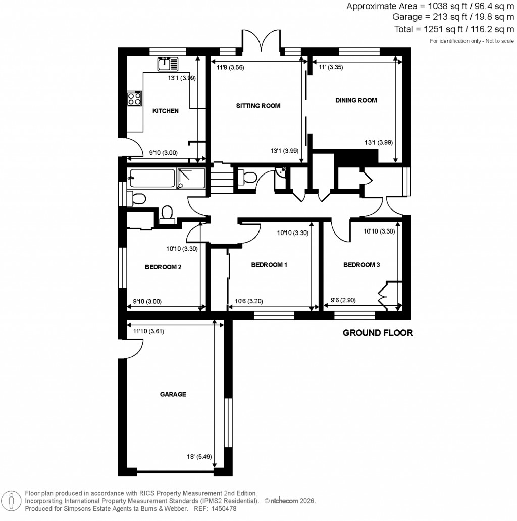 Floorplans For Ewhurst, Cranleigh, Surrey