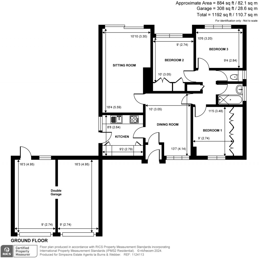 Floorplans For Summerlands, Cranleigh, GU6