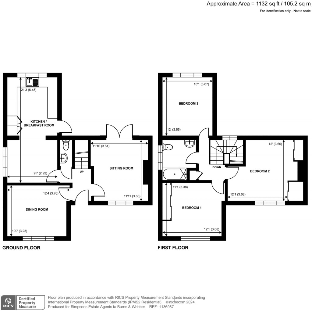 Floorplans For Bookhurst Road, Cranleigh, Surrey