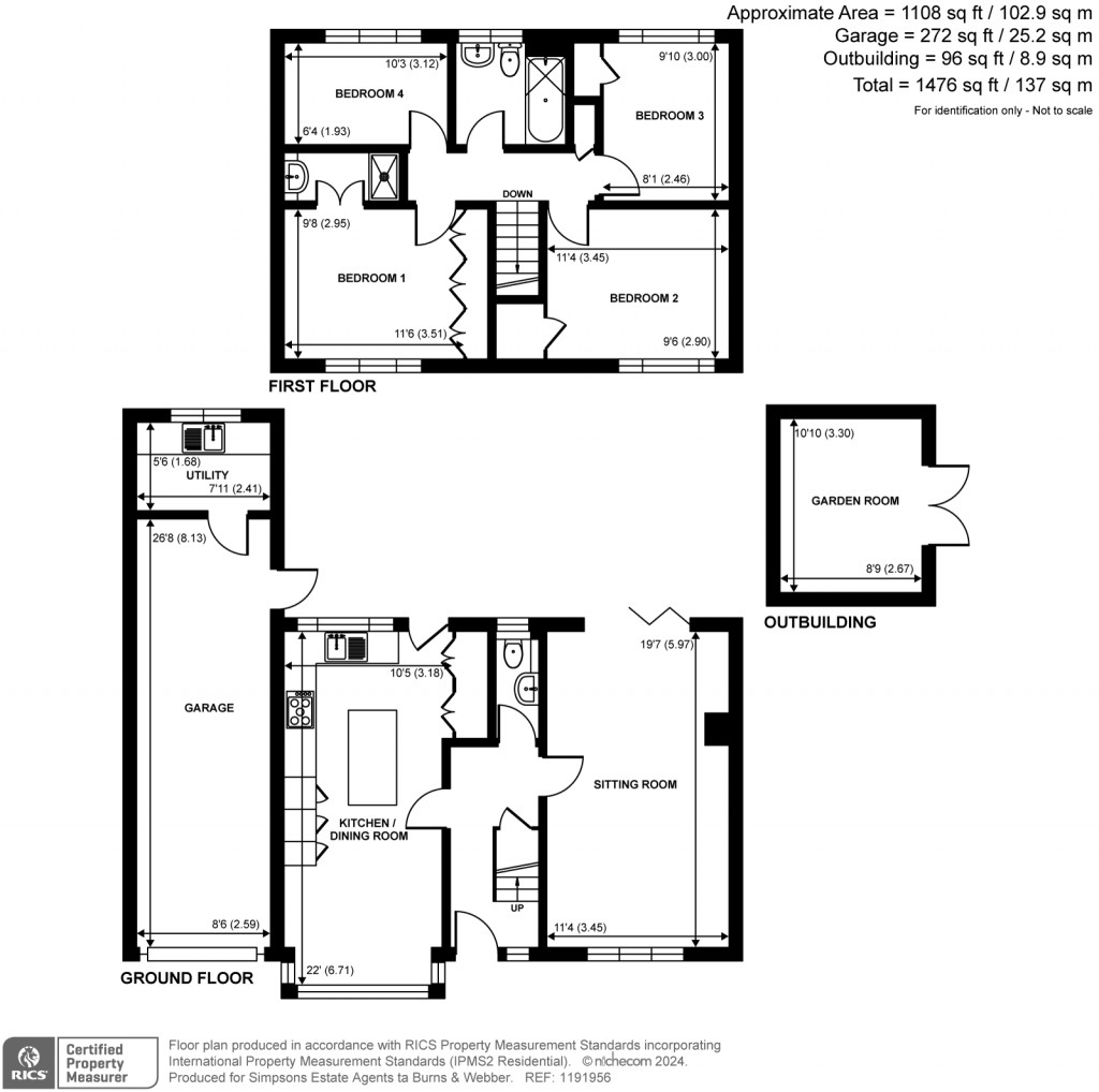 Floorplans For Napper Place, Cranleigh, GU6