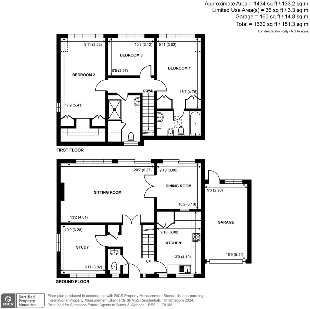 Floorplans For Kings Road, Cranleigh, GU6