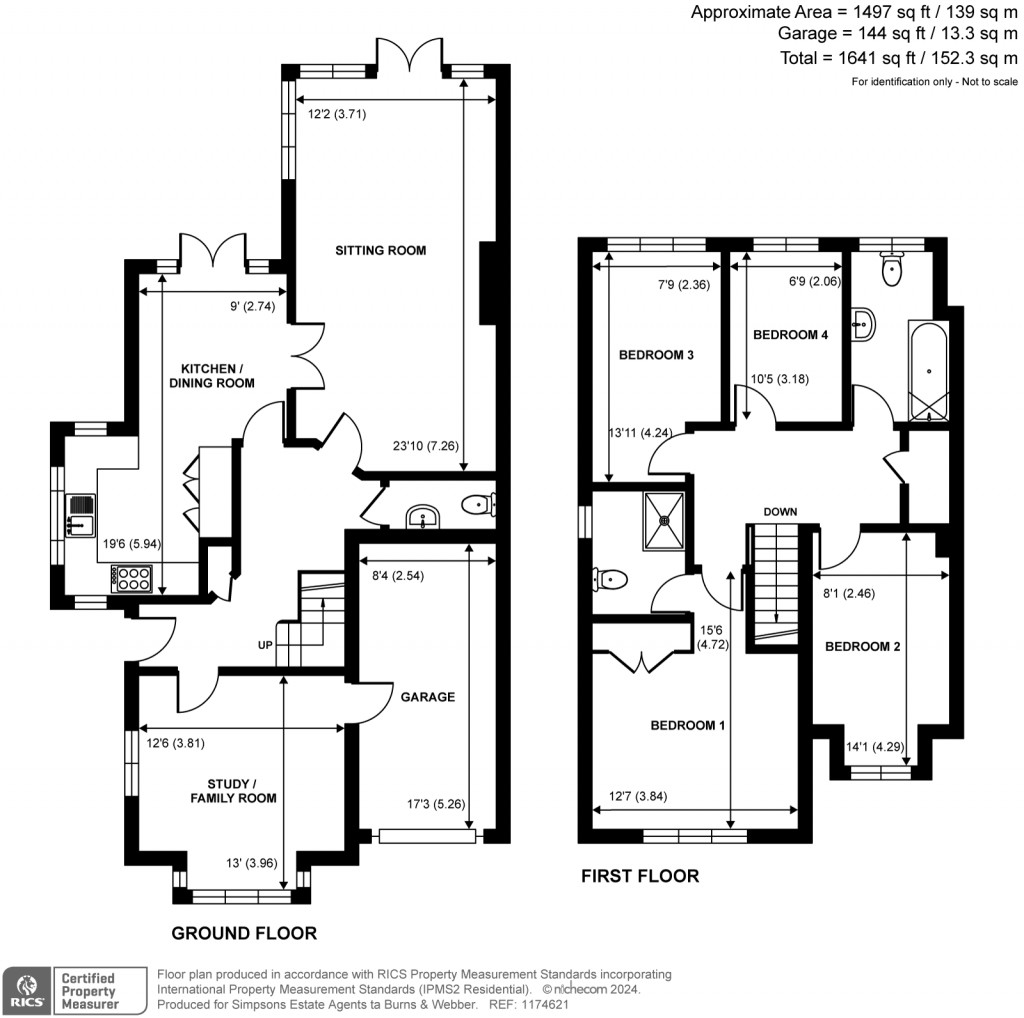 Floorplans For New Park Road, Cranleigh, Surrey