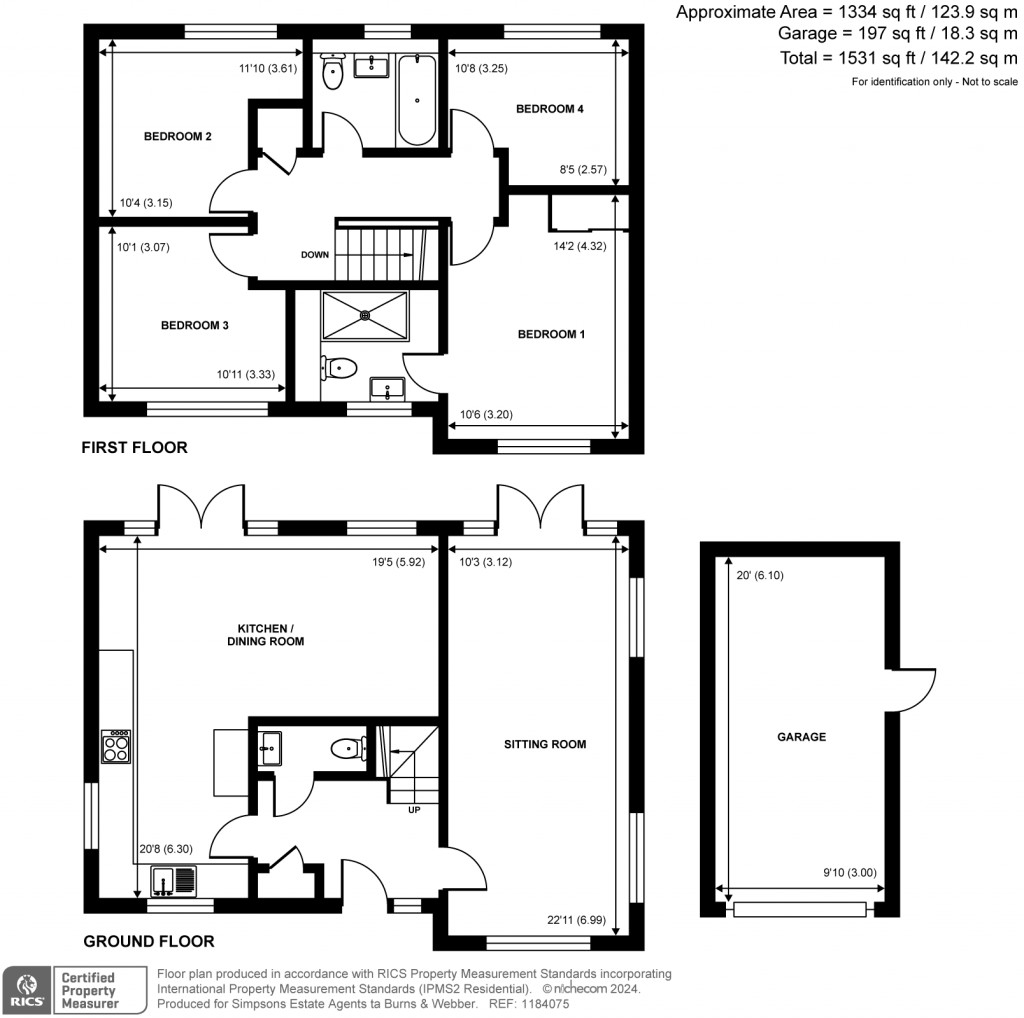 Floorplans For Marjoram Avenue, Cranleigh, GU6