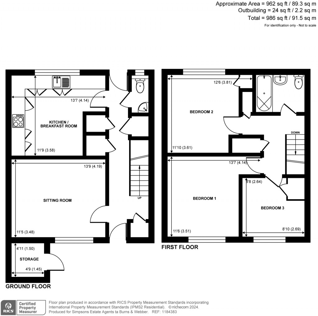Floorplans For Griggs Meadow, Dunsfold, GU8