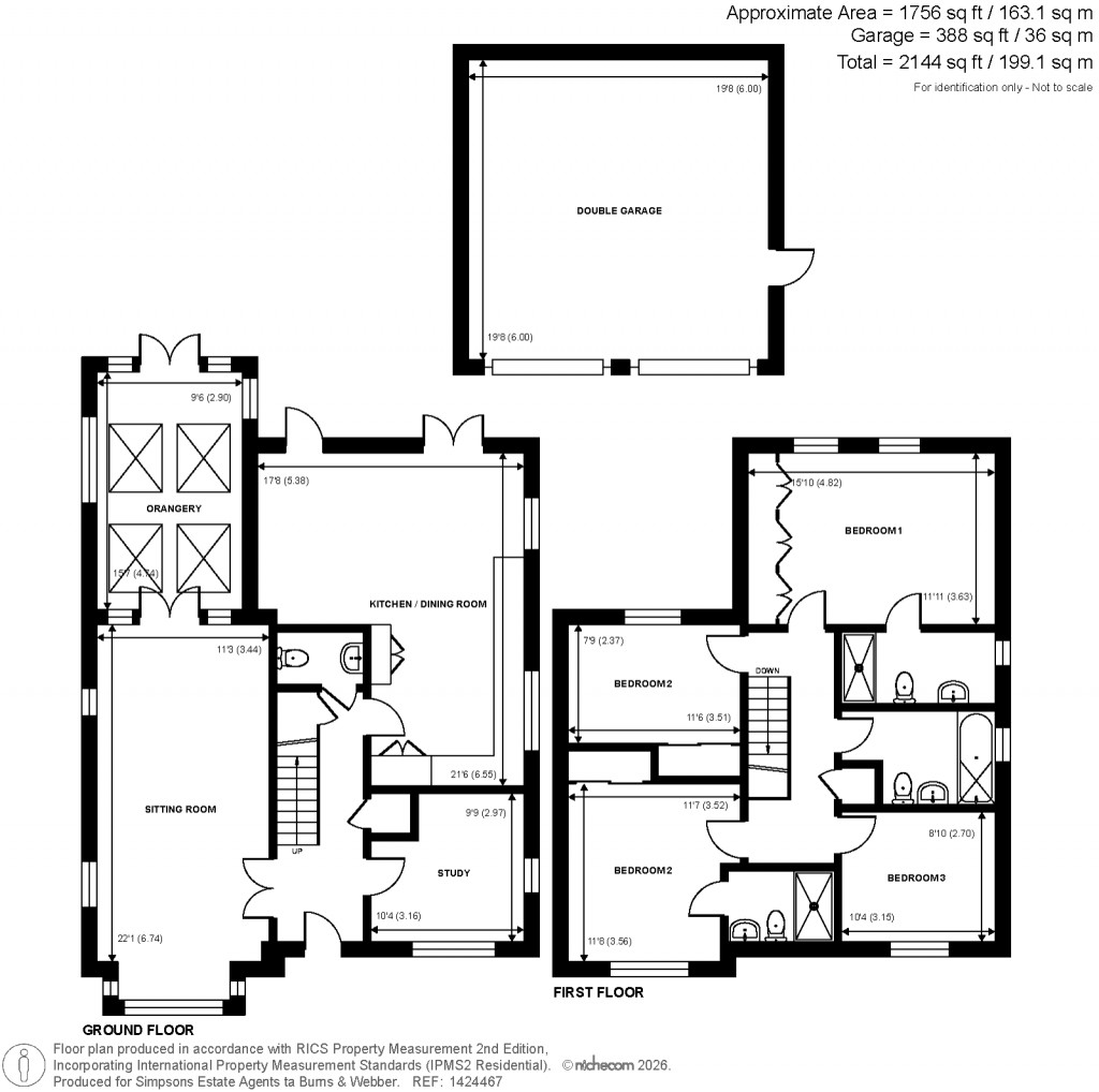 Floorplans For Marjoram Avenue, Cranleigh, Surrey