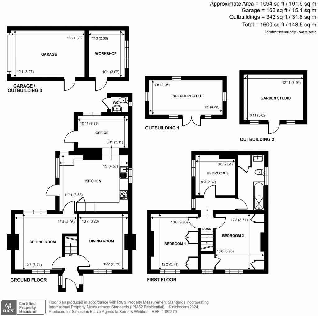 Floorplans For Church Street, Rudgwick, West Sussex