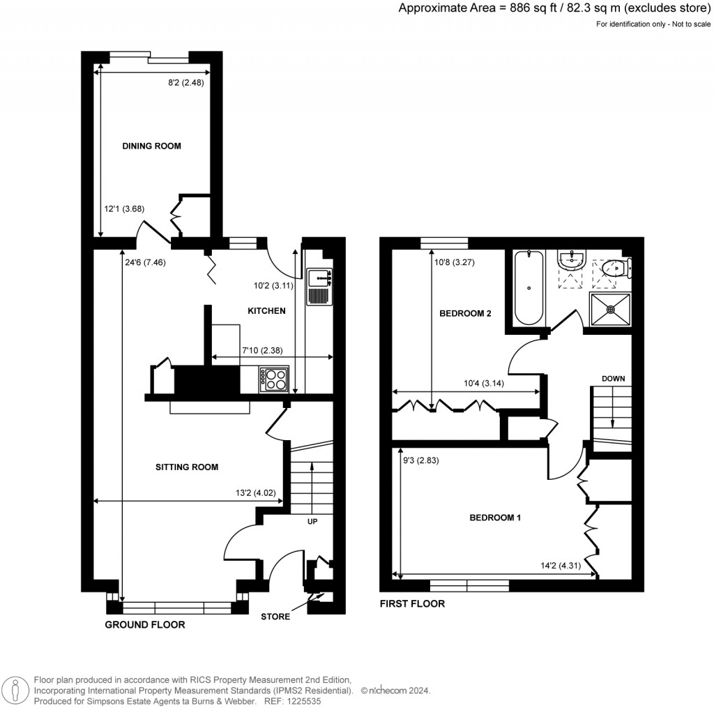 Floorplans For Lakers Lea, Loxwood, RH14