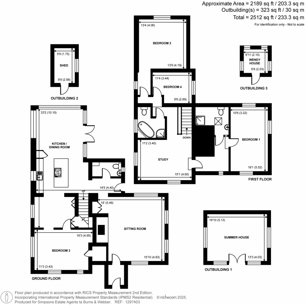 Floorplans For Knowle Lane, Cranleigh, GU6
