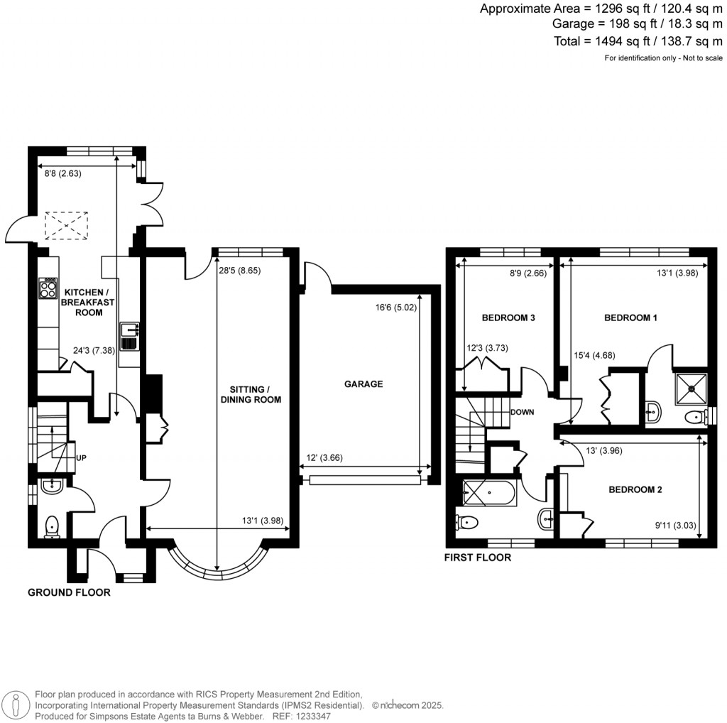 Floorplans For Lords Hill Common, Shamley Green, Surrey