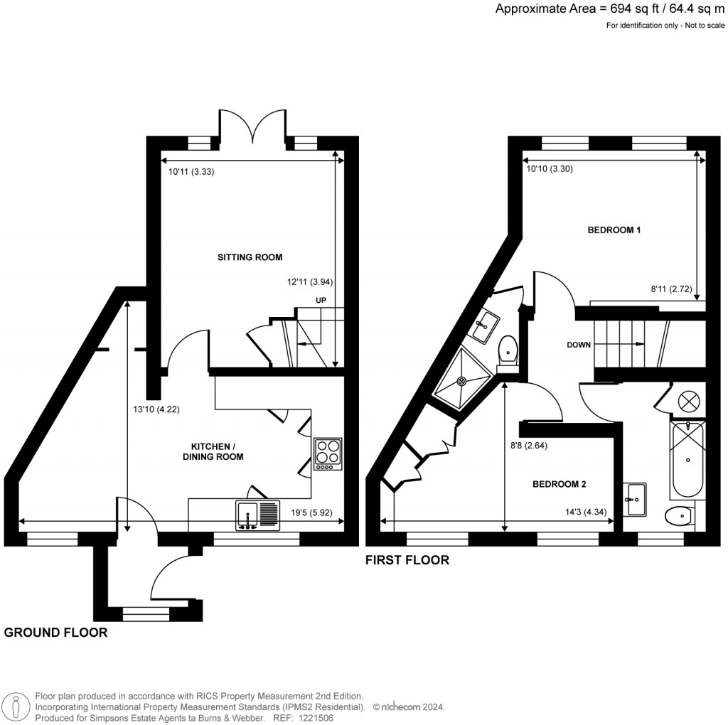 Floorplans For Guildford Road, Loxwood, RH14