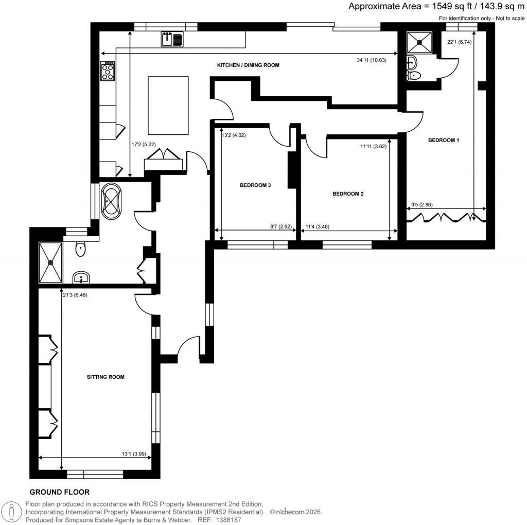 Floorplans For Guildford Road, Cranleigh, Surrey