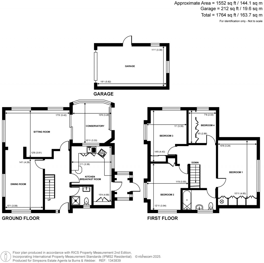 Floorplans For Sweetwater Lane, Shamley Green, Surrey