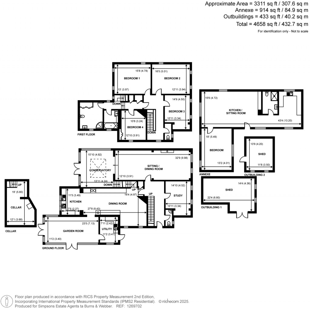 Floorplans For Shillinglee Road, Plaistow, RH14