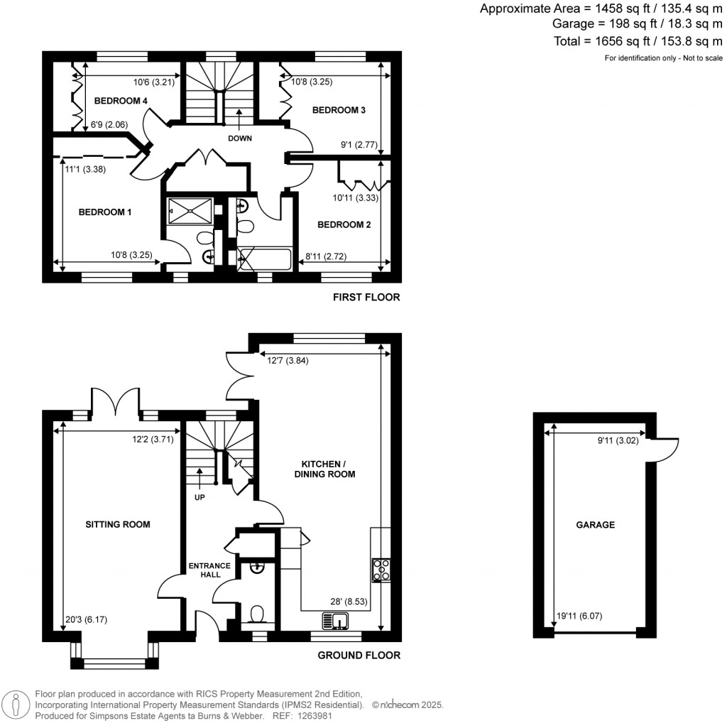 Floorplans For Windacres Farm Lane, Rudgwick, RH12