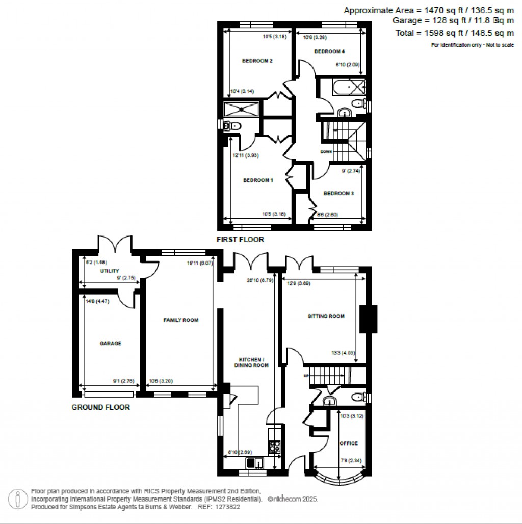 Floorplans For Sylvaways Close, Cranleigh, GU6